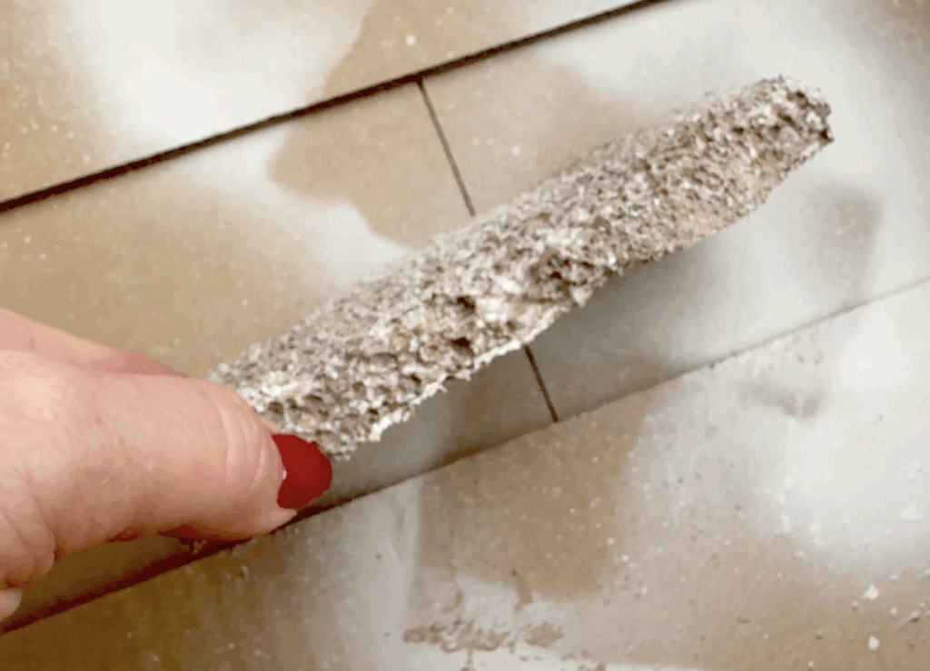 Creating a base for the faux foam headstones.